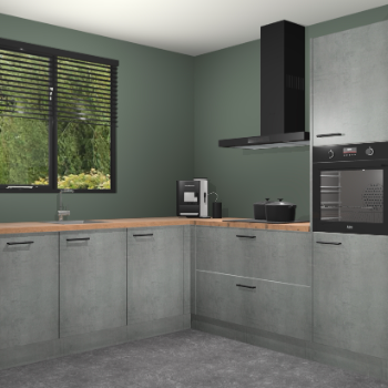 Beton Parelgrijs keuken Porto 104548