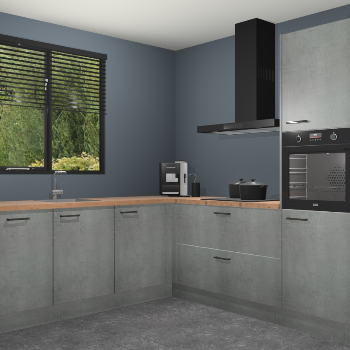 Beton Parelgrijs keuken Porto 104549