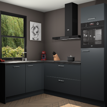 Onyxgrijze keuken Kinshasa 103190