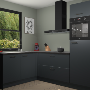 Onyxgrijze keuken Kinshasa 103193