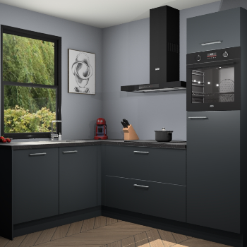 Onyxgrijze keuken Kinshasa 103253