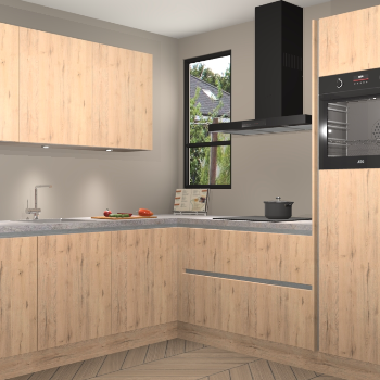Madera Natuur greeploze keuken Johannesburg 104192