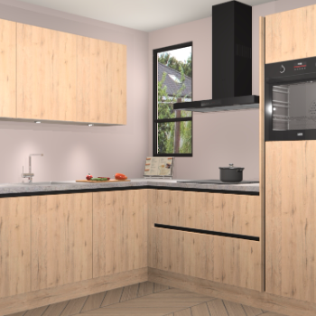 Madera Natuur greeploze keuken Johannesburg 104195