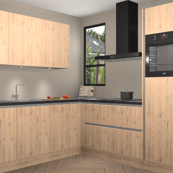 Madera Natuur greeploze keuken Johannesburg 104205