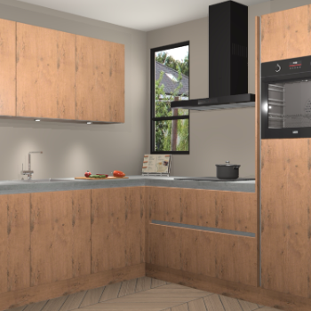 Astoria Eiken greeploze keuken Johannesburg 104280