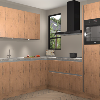 Astoria Eiken greeploze keuken Johannesburg 104303