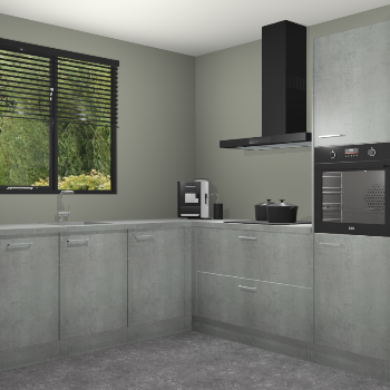 Beton Parelgrijs keuken Porto 104554