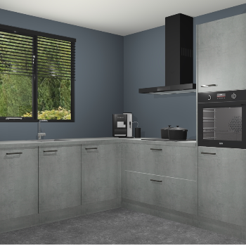 Beton Parelgrijs keuken Porto 104557