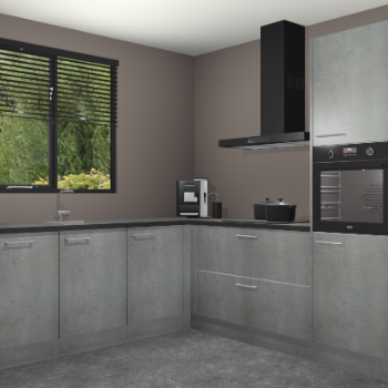 Beton Parelgrijs keuken Porto 104553