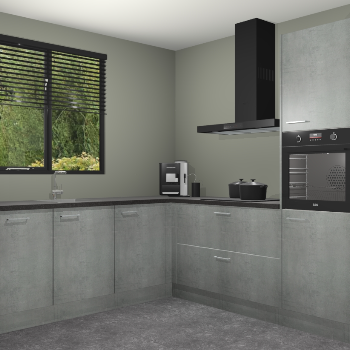 Beton Parelgrijs keuken Porto 104559