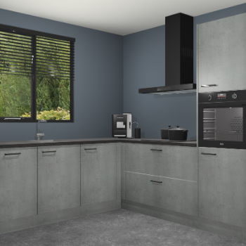 Beton Parelgrijs keuken Porto 104562