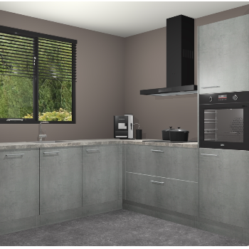 Beton Parelgrijs keuken Porto 104564