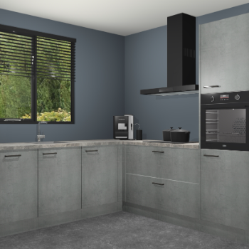 Beton Parelgrijs keuken Porto 104568