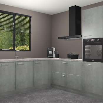 Beton Parelgrijs keuken Porto 104570