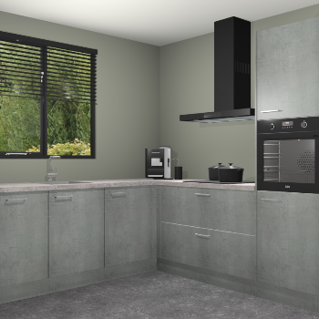 Beton Parelgrijs keuken Porto 104571