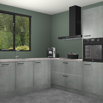 Beton Parelgrijs keuken Porto 104573