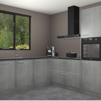 Beton Parelgrijs keuken Porto 104576