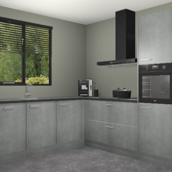 Beton Parelgrijs keuken Porto 104577