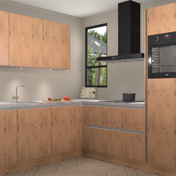 Astoria Eiken greeploze keuken Johannesburg 104346