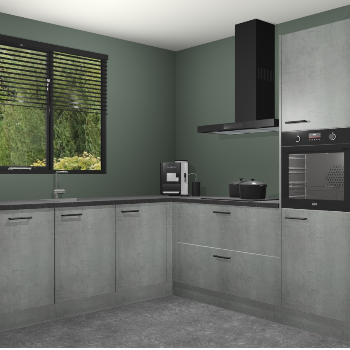 Beton Parelgrijs keuken Porto 104579