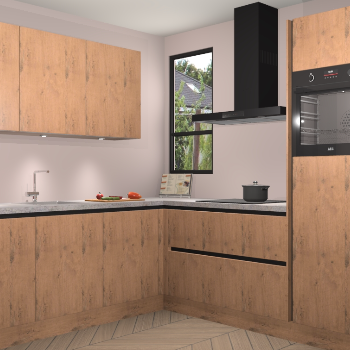 Astoria Eiken greeploze keuken Johannesburg 104349