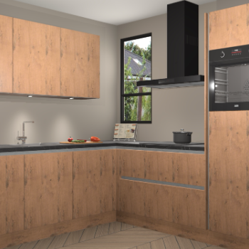 Astoria Eiken greeploze keuken Johannesburg 104361