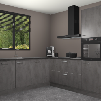 Beton Antraciet keuken Porto 104661