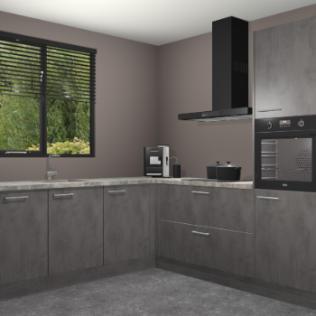 Beton Antraciet keuken Porto 104667