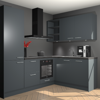 Onyxgrijze keuken Pilsen 104815