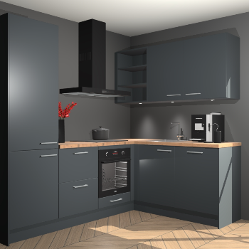 Onyxgrijze keuken Pilsen 105146