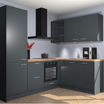 Onyxgrijze keuken Pilsen 105147