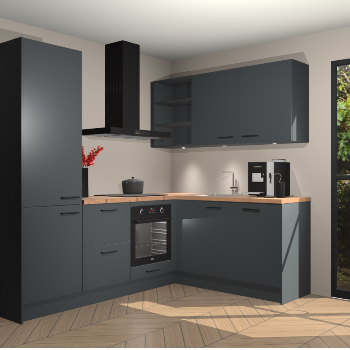 Onyxgrijze keuken Pilsen 105149