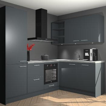 Onyxgrijze keuken Pilsen 105152