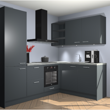 Onyxgrijze keuken Pilsen 105153