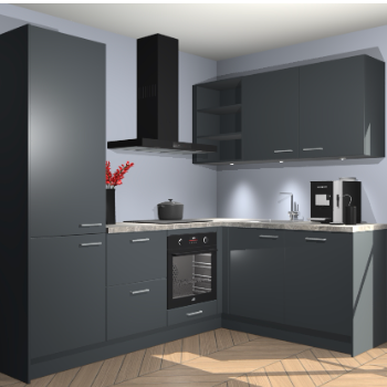 Onyxgrijze keuken Pilsen 105159