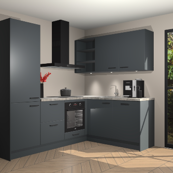 Onyxgrijze keuken Pilsen 105161