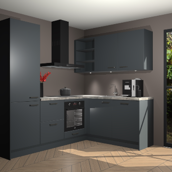 Onyxgrijze keuken Pilsen 105162