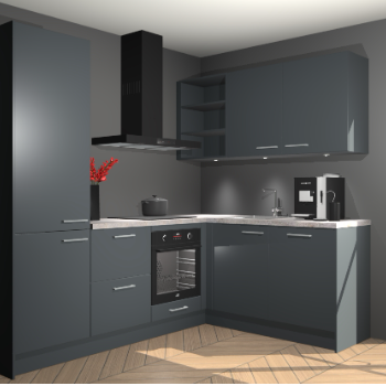 Onyxgrijze keuken Pilsen 105164