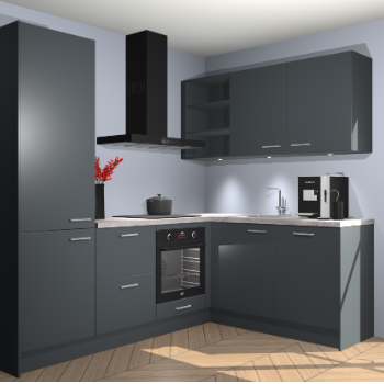 Onyxgrijze keuken Pilsen 105165