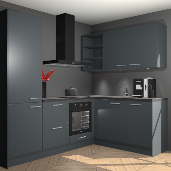 Onyxgrijze keuken Pilsen 105170