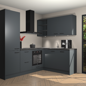 Onyxgrijze keuken Pilsen 105173