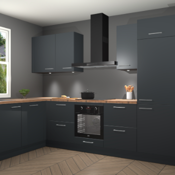 Onyxgrijze keuken Beijing 105859