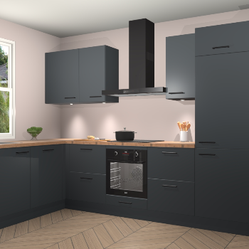 Onyxgrijze keuken Beijing 105862