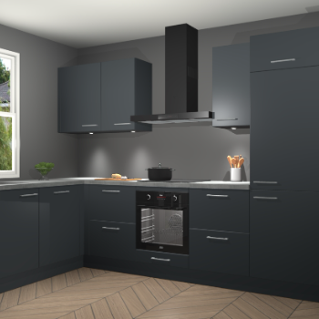 Onyxgrijze keuken Beijing 105879