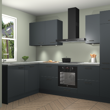 Onyxgrijze keuken Beijing 105883