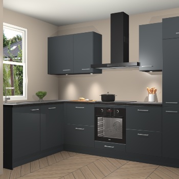 Onyxgrijze keuken Beijing 105968