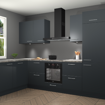 Onyxgrijze keuken Beijing 106026