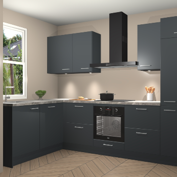 Onyxgrijze keuken Beijing 106027