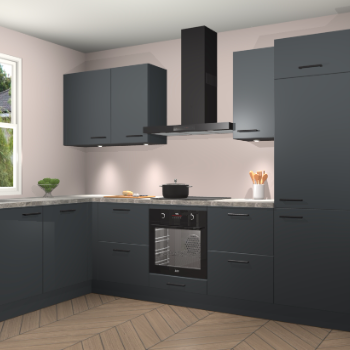 Onyxgrijze keuken Beijing 106029