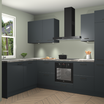 Onyxgrijze keuken Beijing 106030